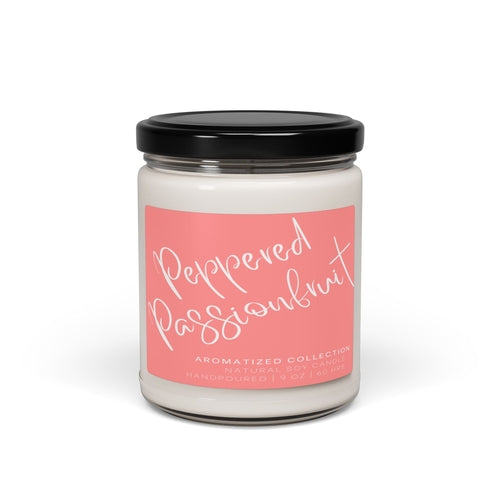 Peppered Passionfruit Soy Candle - Aromatic Home Decor, Gift for