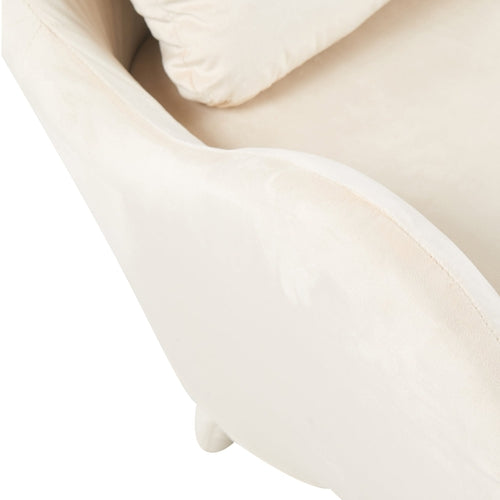 Furniture Style 2 in 1 Pet Friendly  Modern Velvet Lounge Chair,