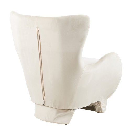 Furniture Style 2 in 1 Pet Friendly  Modern Velvet Lounge Chair,