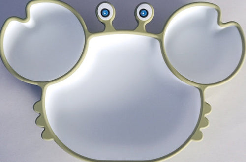 Silicone Baby Dishes for Children's Tableware Plate Non-slip Baby