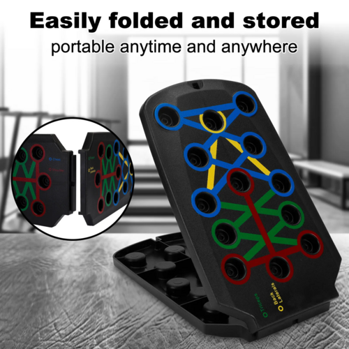 28 in 1 Push Up Rack Board System Fitness Workout Train Home Gym