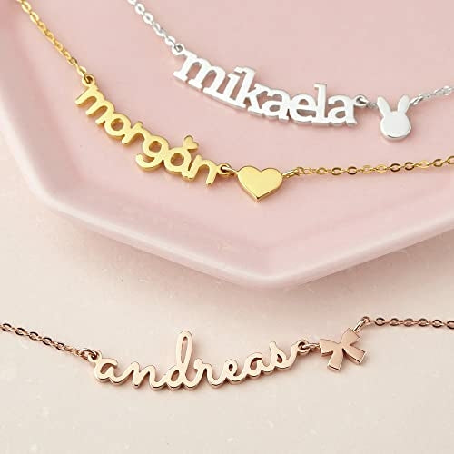 Little Girls Necklace, Toddler Name Necklace, Tween Girls Gift