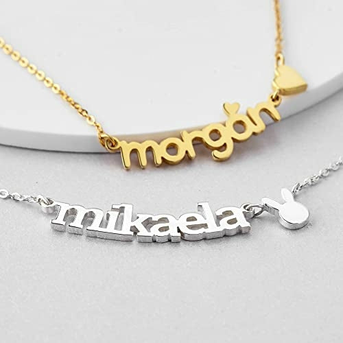 Little Girls Necklace, Toddler Name Necklace, Tween Girls Gift