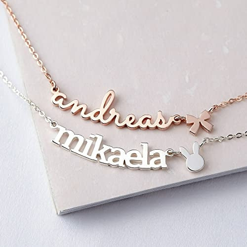 Little Girls Necklace, Toddler Name Necklace, Tween Girls Gift