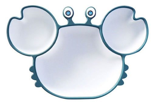 Silicone Baby Dishes for Children's Tableware Plate Non-slip Baby