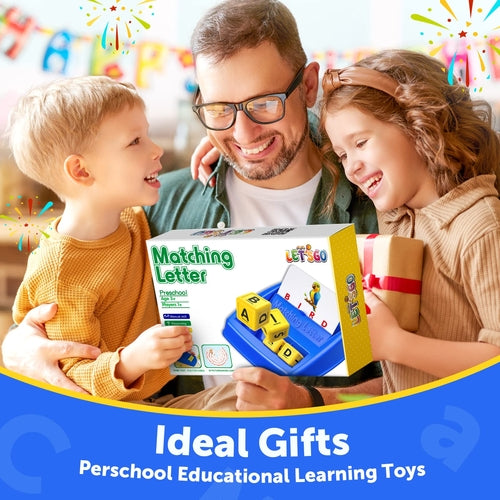 Toys for 3-8 Year Olds Boys, Spelling Games for Kids Ages 4-8 Matching