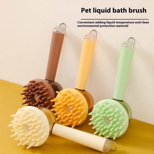 3 In 1 Pets Bath Brush For Dogs And Cats Shower Massage Brush,