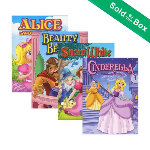 Bazic Products 2163 Fairy Tales Girls Mix Coloring & Activity Books -