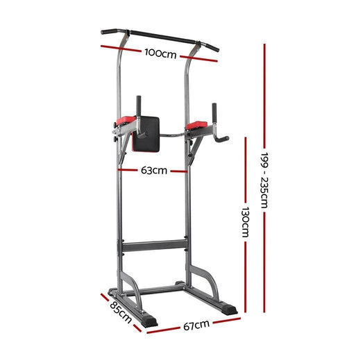 Everfit Weight Bench Chin Up Tower Bench Press Home Gym Wokout 200kg