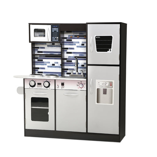 Keezi Kids Kitchen Play Set Wooden Pretend Toys Cooking Children Oven