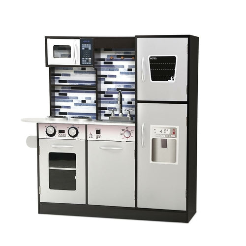 Keezi Kids Kitchen Play Set Wooden Pretend Toys Cooking Children Oven