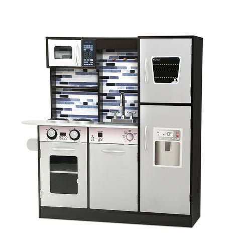 Keezi Kids Kitchen Play Set Wooden Pretend Toys Cooking Children Oven