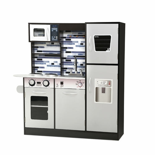 Keezi Kids Kitchen Play Set Wooden Pretend Toys Cooking Children Oven