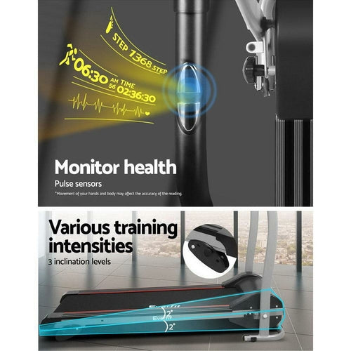 Everfit Treadmill Electric Home Gym Fitness Exercise Machine Foldable