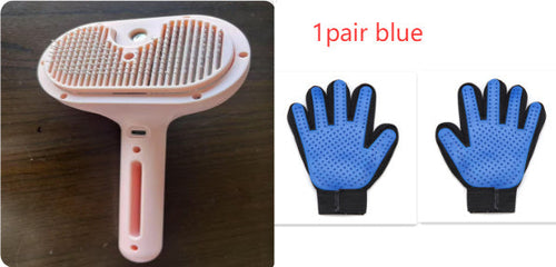 Pet Comb Self Cleaning Pets Hair Remover Brush For Dogs Grooming Tools