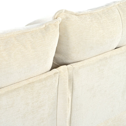 U-Shaped Chenille Sectional Sofa with Adjustable Armrest Pillows -