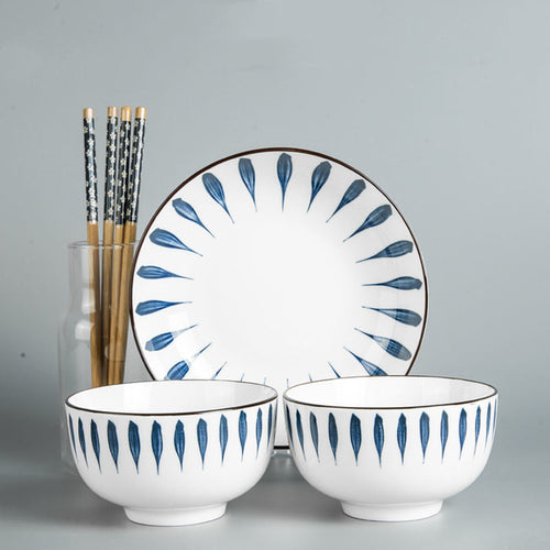 Jingdezhen Ceramic Japanese Dishes Set Net Celebrity Tableware