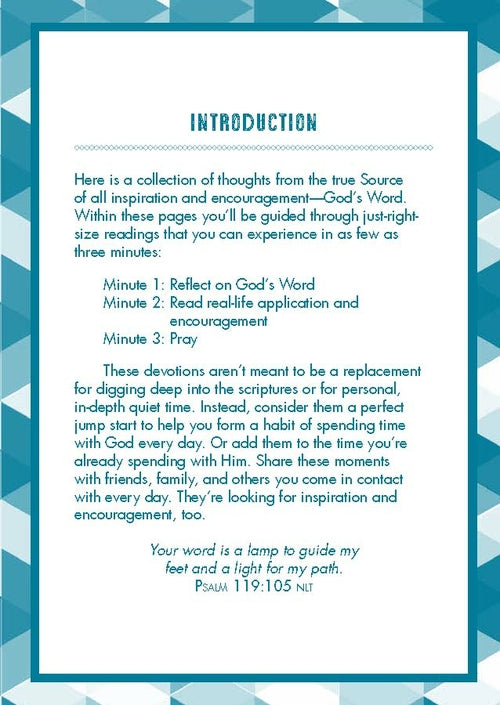 3-Minute Devotions for Guys