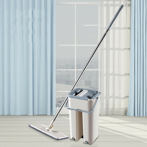 Flat Squeeze Magic Automatic Mop And Bucket