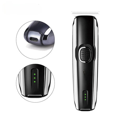 Professional Hair Clipper Personal Care 0 Cutter Head USB Beard Men's