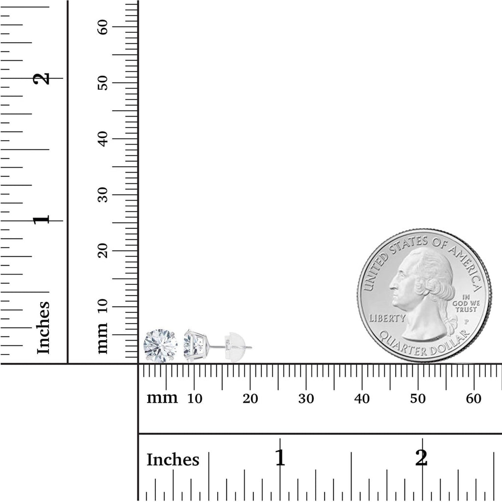 1.50 CTW AGI Certified Lab-Grown Diamond Stud Earrings in 14K White or Yellow Gold | F-G Color | VS Clarity | Ethical Luxury