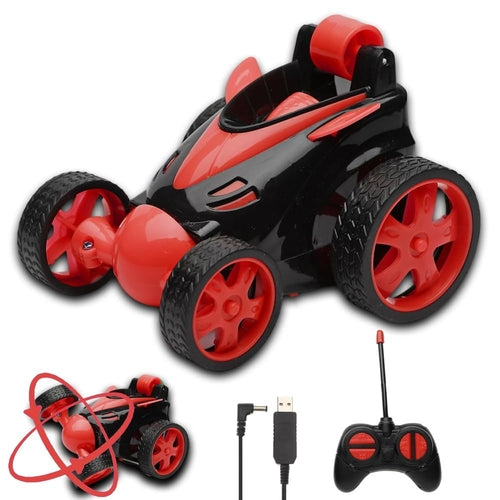Rechargeable 360 Degree Stunt Car Toy Red