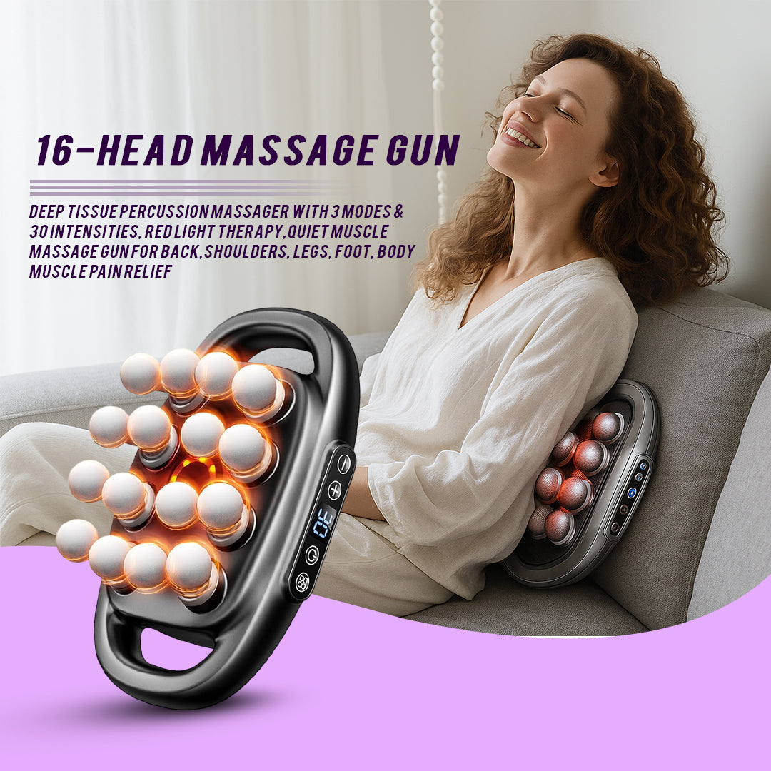 Multi-Head Massage Gun