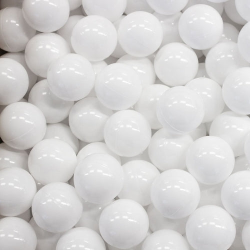 White Ball Pit Balls (Large, 7cm, 500pcs)